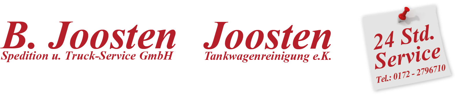 B. Joosten / Joosten Tankwagenreinigung